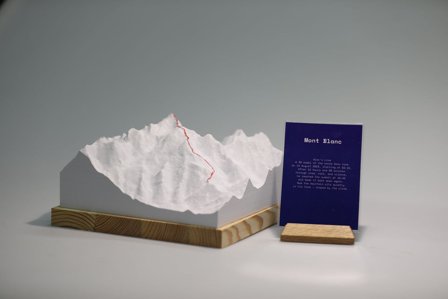 3D Route Model & Card